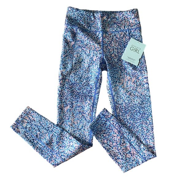 NWT Athleta Girl athletic high rise stash your treasures tight leggings - Picture 2 of 8